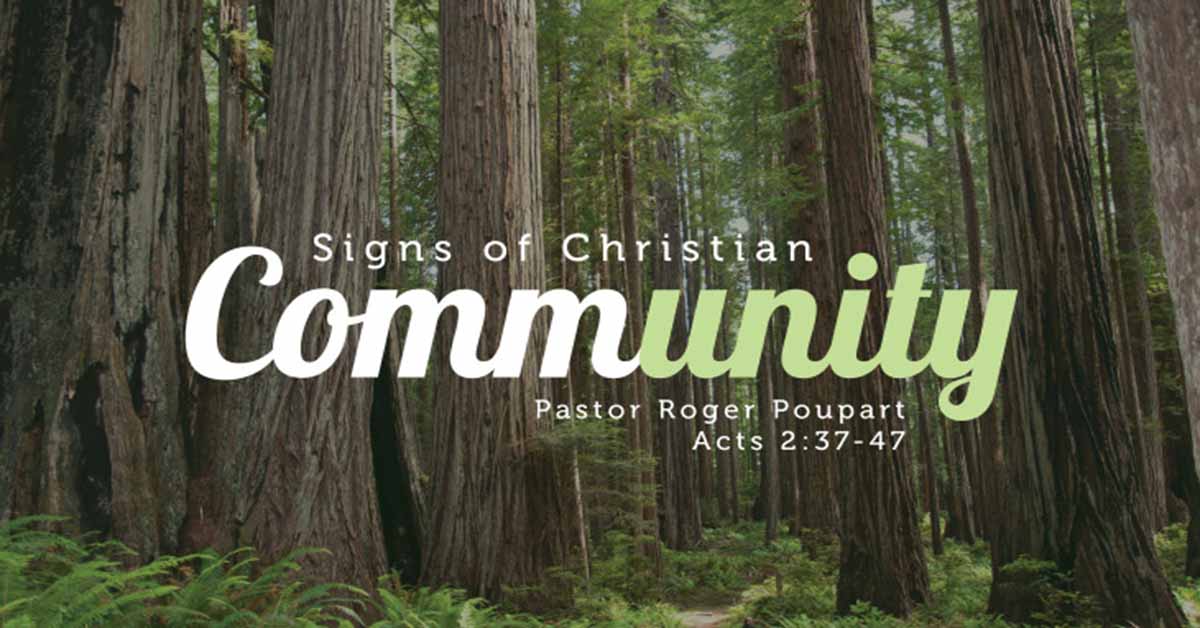 Signs of Christian Community